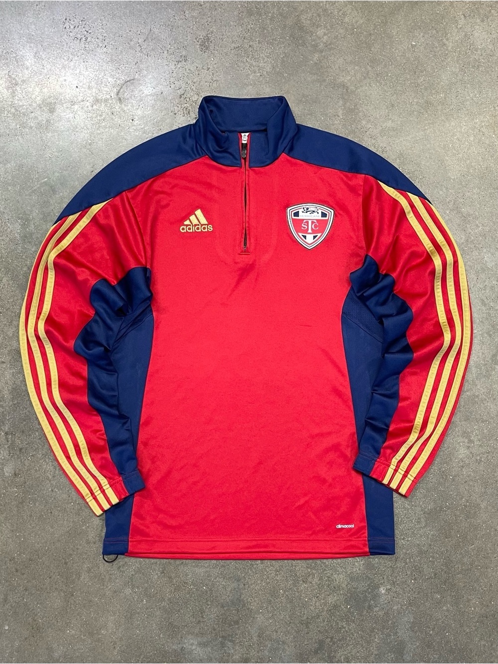 Adidas Climacool STC Hurricane Soccer 1/4 Zip Jacket